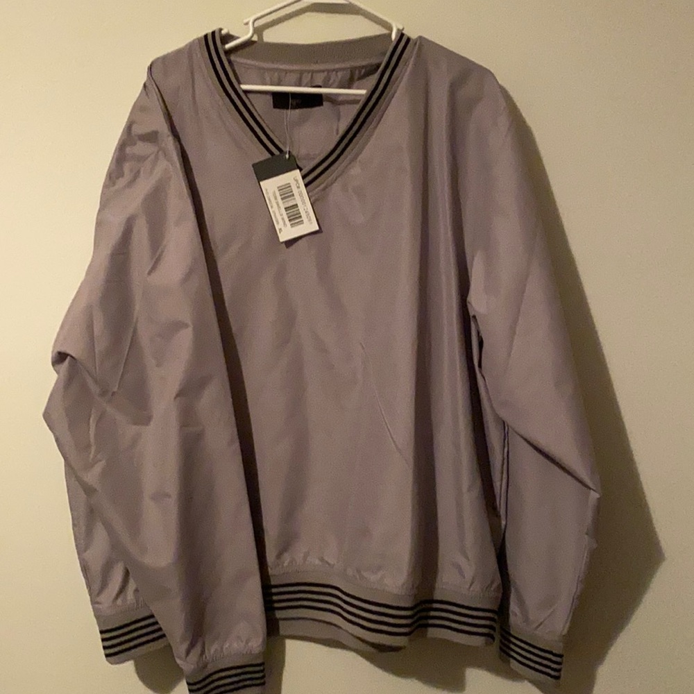 NWT men’s golf shell gray XL
